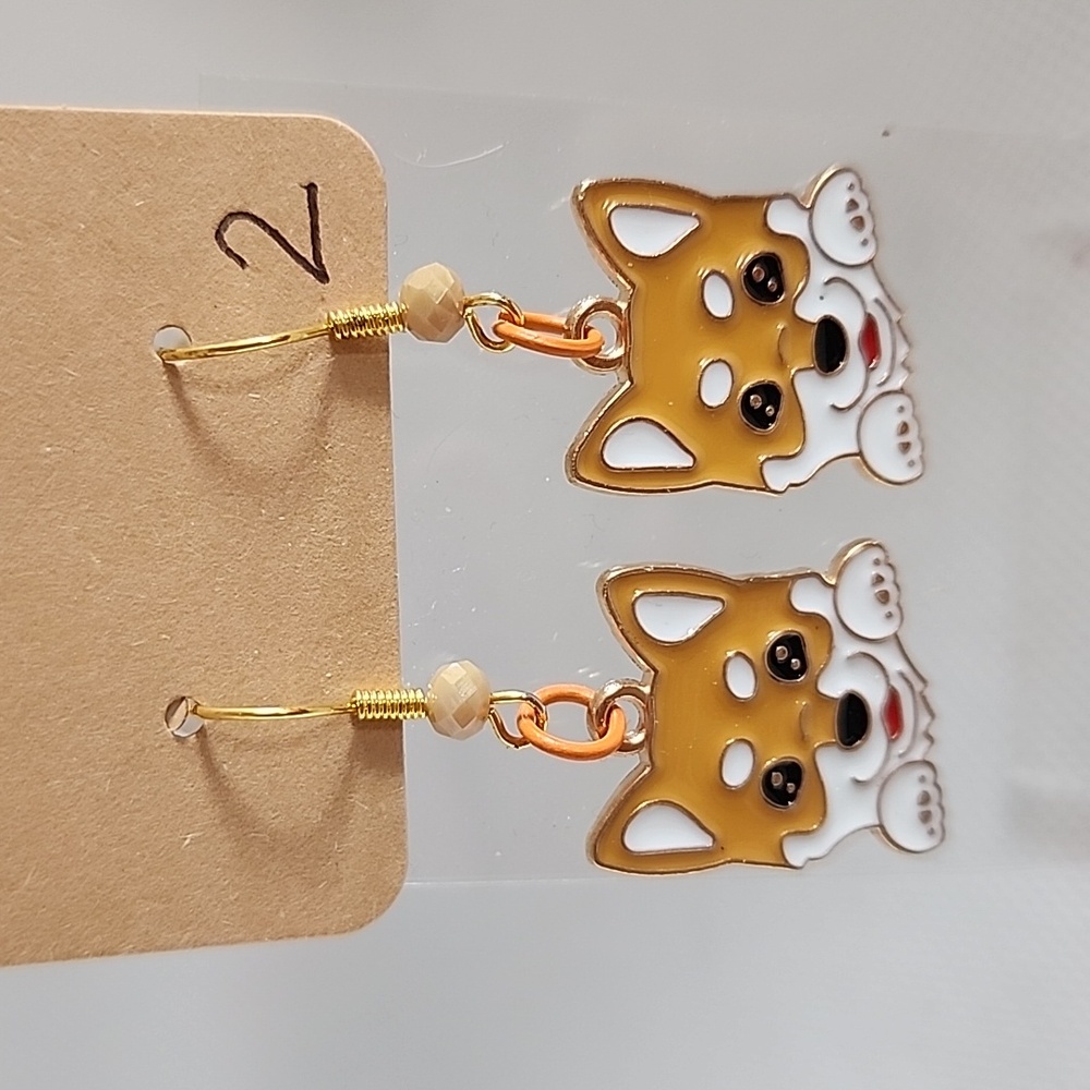 Dog Earrings